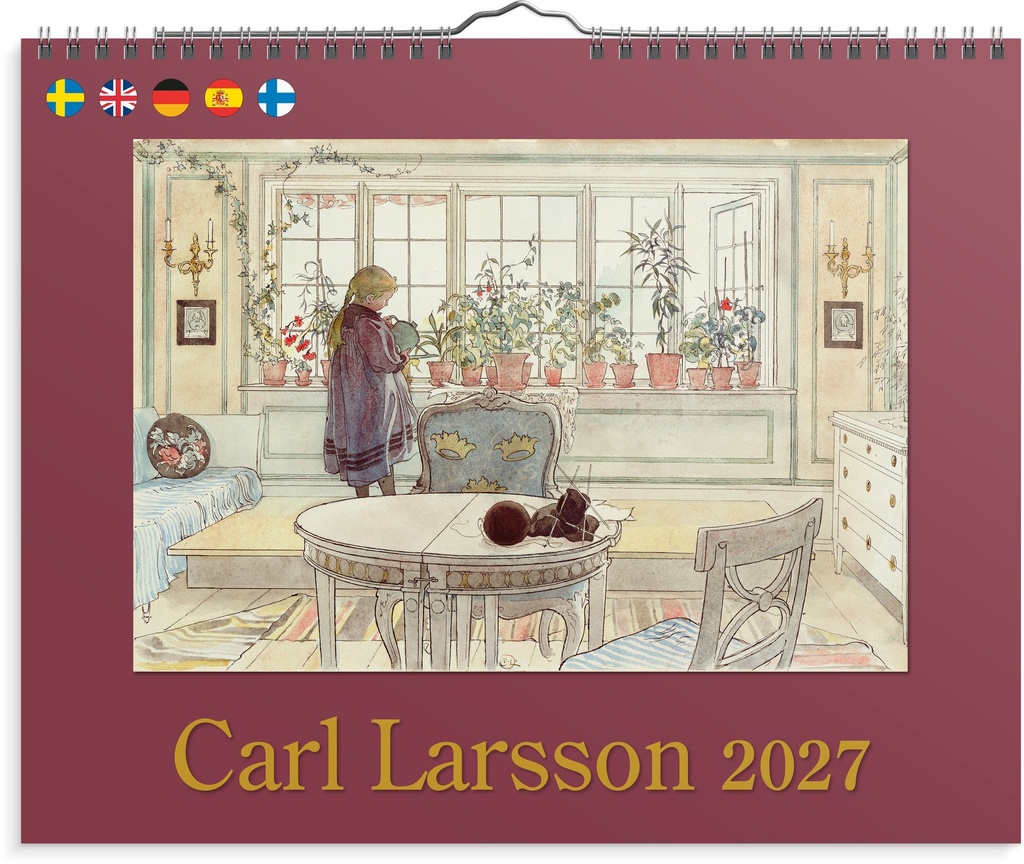 Väggkalender 2027 Carl Larsson Burde