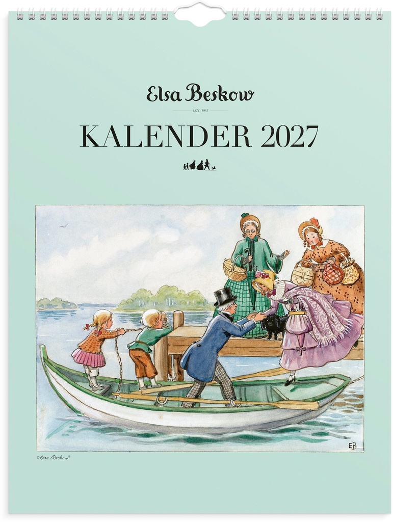 Väggkalender Elsa Beskow 2027 Burde