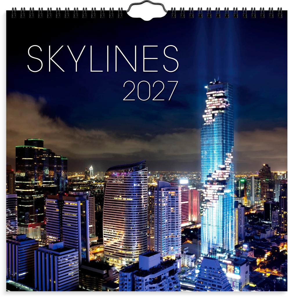 Väggkalender Skylines 2027 Burde