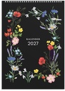 Väggkalender 2027 Illustrerad blomster Burde