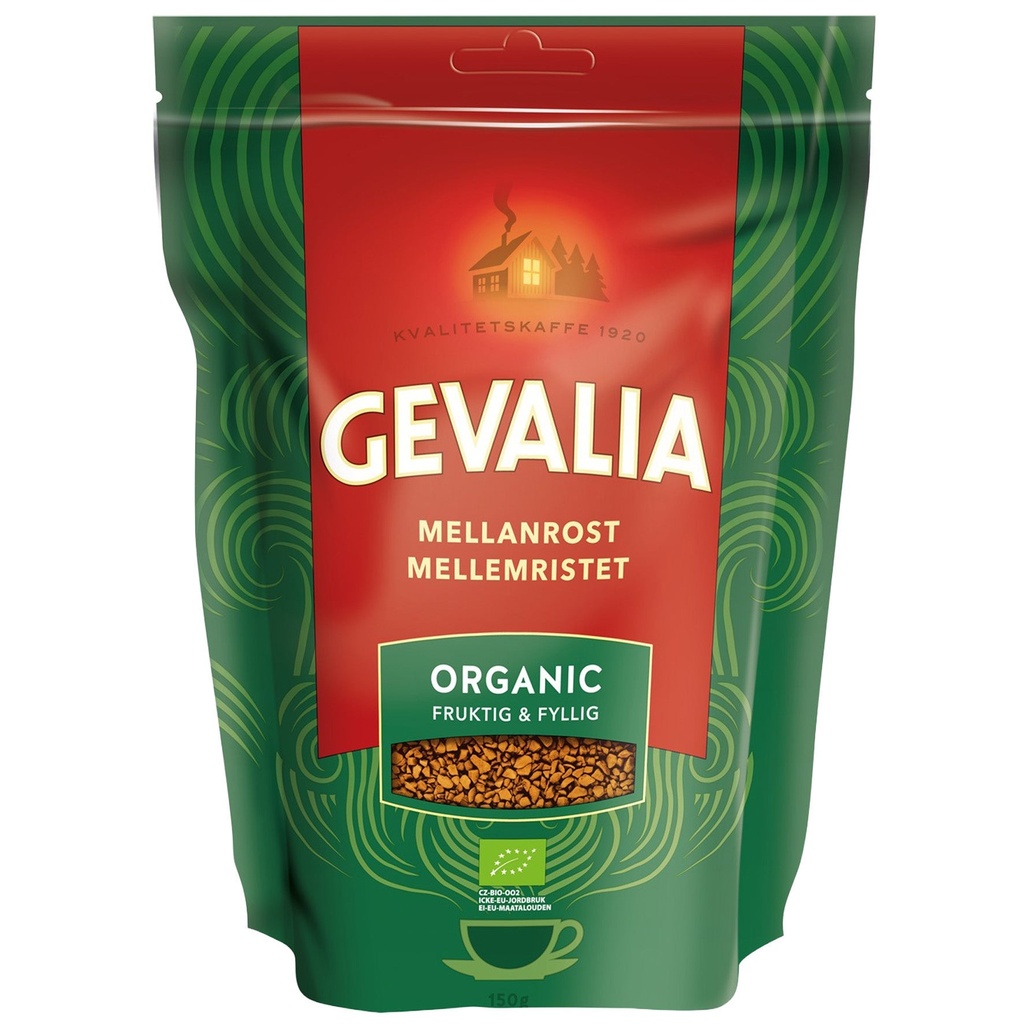 Snabbkaffe mellanrost Gevalia Eco refill 150 g
