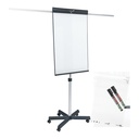 Blädderblocksstativ med whiteboard Legamaster Sketch Pro 5 hjul