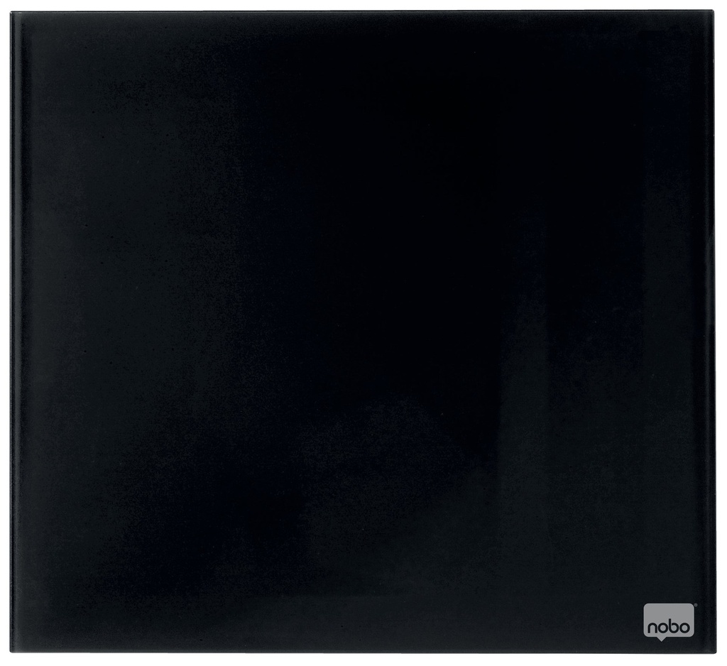 Glastavla 450 x 450 mm svart