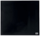 Glastavla 450 x 450 mm svart