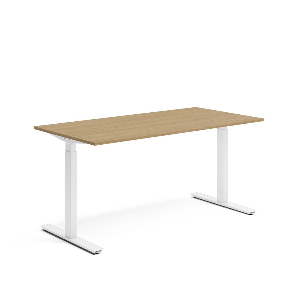 Skrivbord el 160x80 cm Ek/Vit