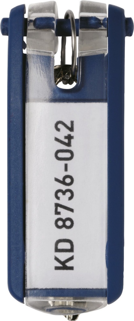 Nyckelbricka Key Clip 6-pack blå