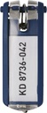 Nyckelbricka Key Clip 6-pack blå