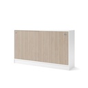 Skåp 1600 x 415 x 925 mm Vit/Vit ask