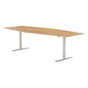Konferensbord 2800x1200 mm Ek/Silver