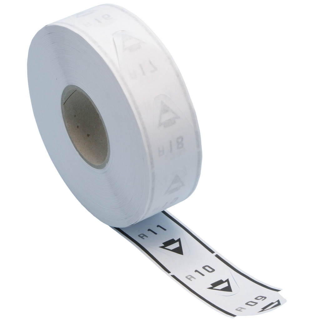 Köbiljett T80 40x75 mm vit