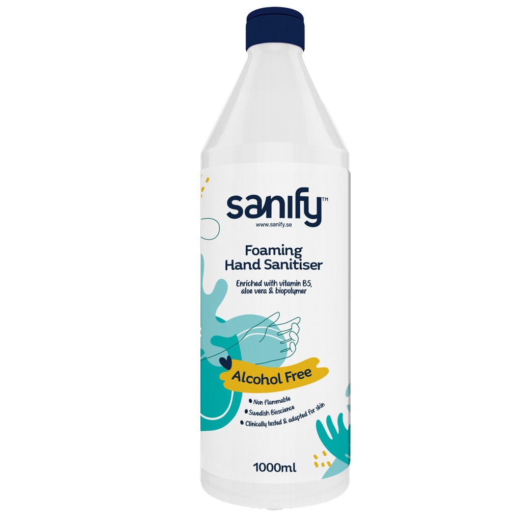 Handdesinfektion alkoholfri 1 liter skum