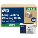 Rengöringsduk slitstark Tork W8 50-pack vit