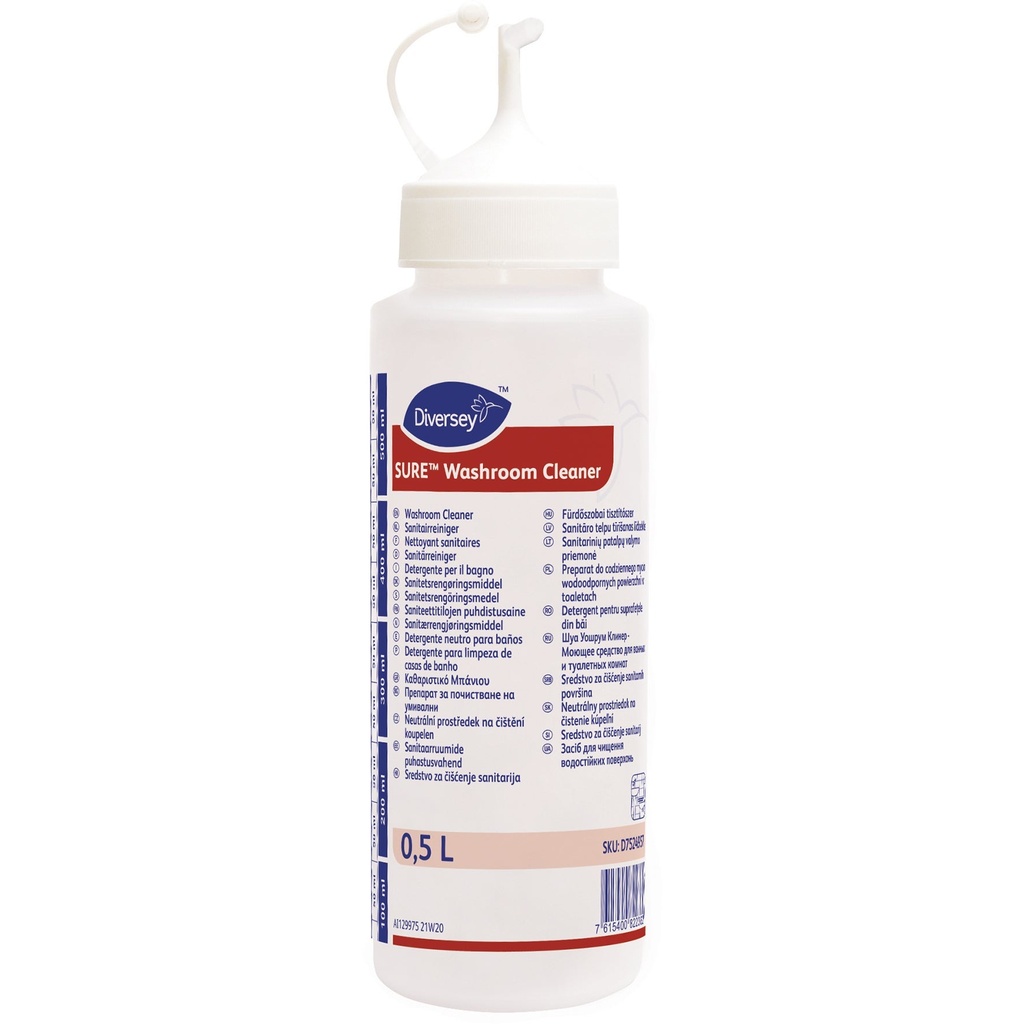 Appliceringsflaska till SURE Washroom Cleaner 500 ml
