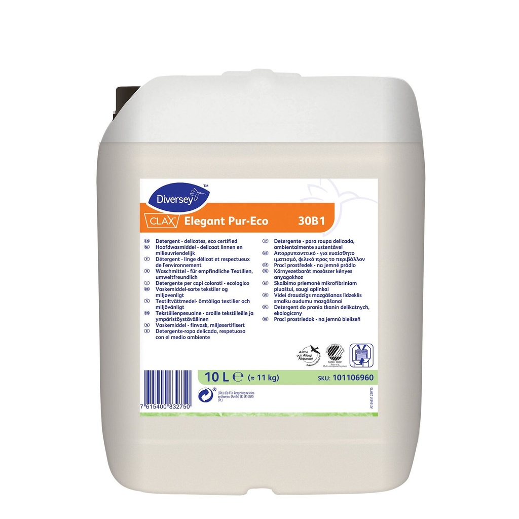 Tvättmedel Clax Pur-Eco 30B1 10 liter
