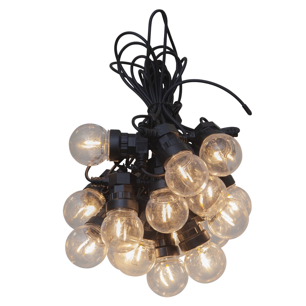 Ljusslinga Circus Small 20 LED 8,6 m svart
