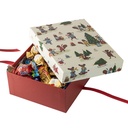 Julbox med inslaget godis 1000 g