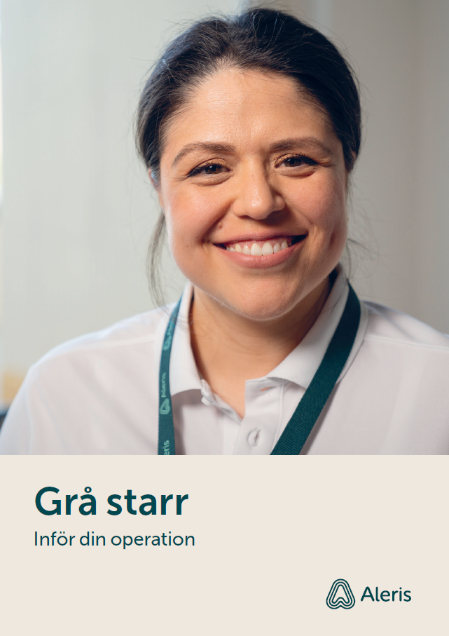Grå starr inför operation broschyr, A5, 8 sidor, 25 st/fp
