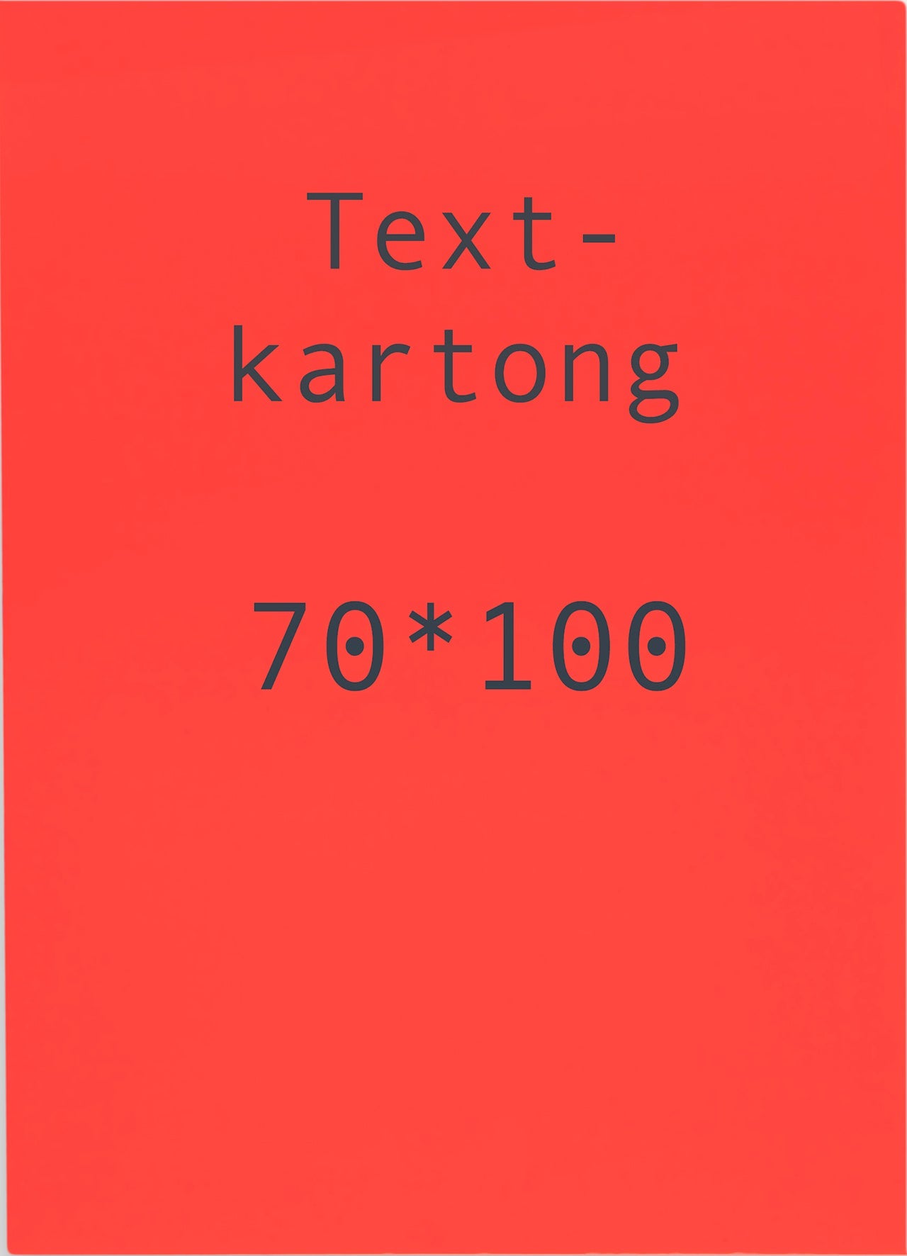 [2278012] Kartong 70x100 flour röd 5/fp