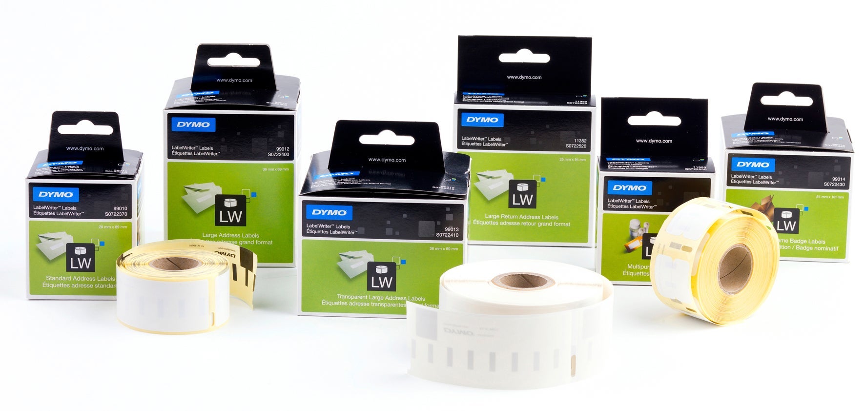 [2275756] Etikett Dymo 50 x 12 mm 220 st/fp