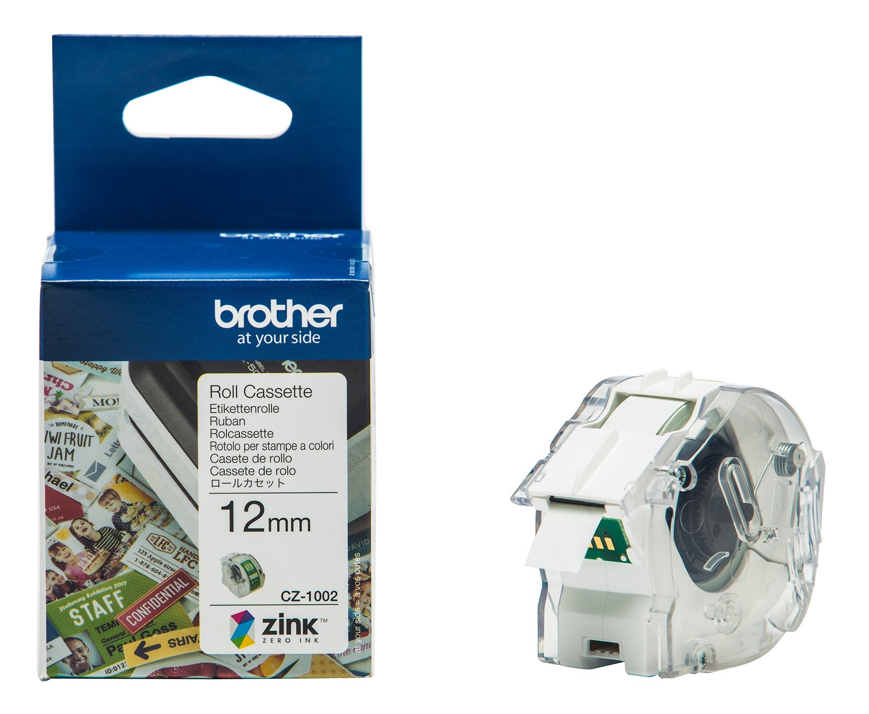 [2276823] Etikett Brother CZ1002 12mm 5m