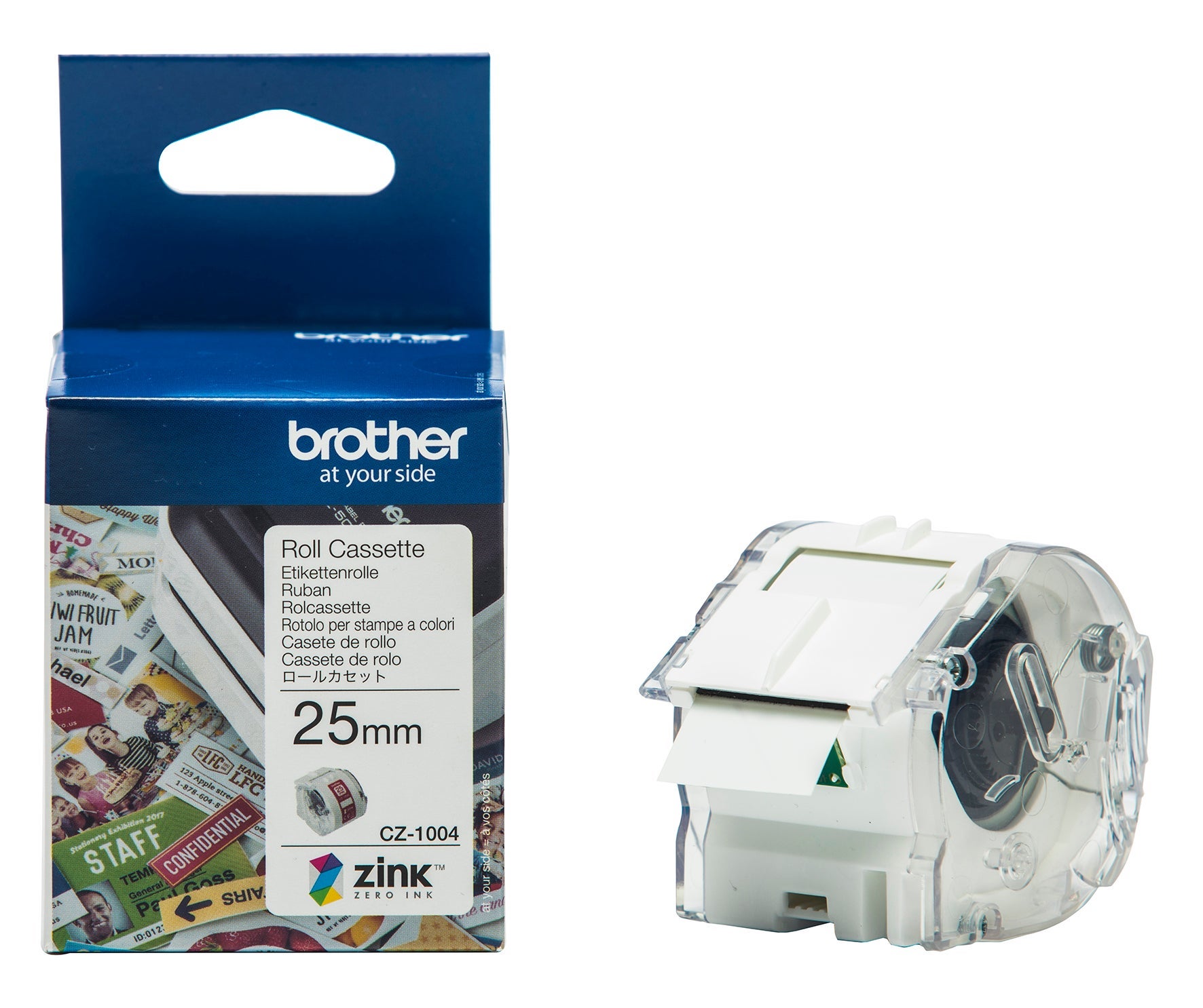 [2276825] Etikett Brother CZ1004 25mm 5m
