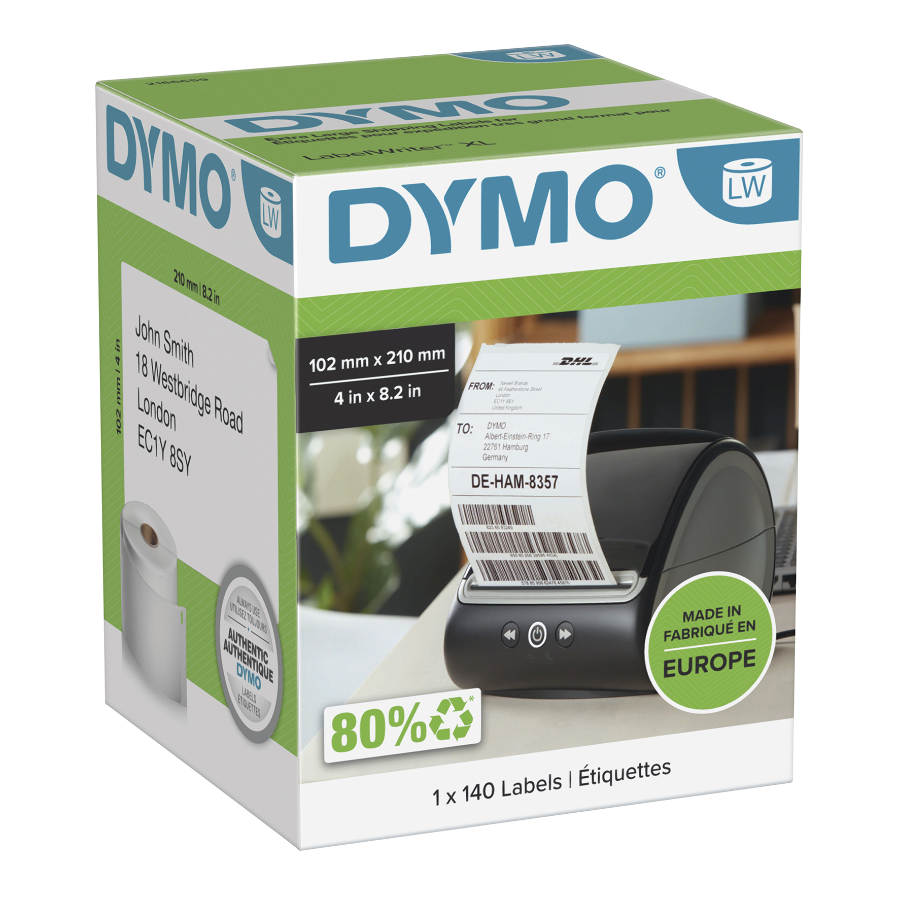 [8559978] Etikett Dymo 102x210mm 140/rl
