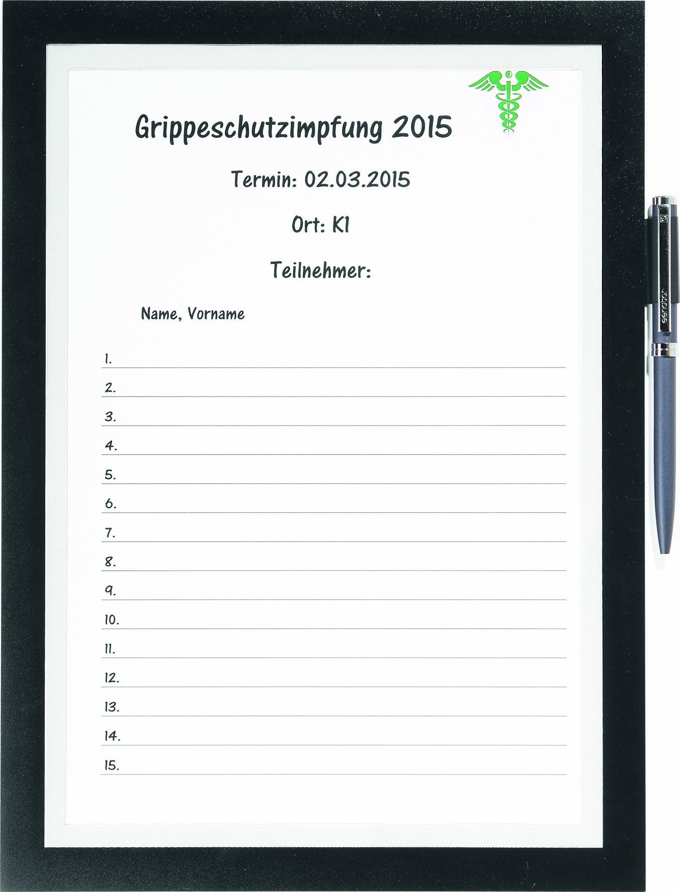 [2277330] Inforam Duraframe Note A4 svart