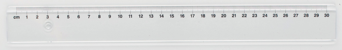 [2120101] Linjal  plast 30cm