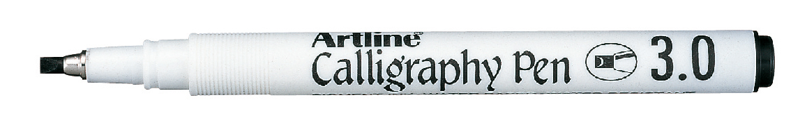 [2208324] Kalligrafi Artline 3,0 svart