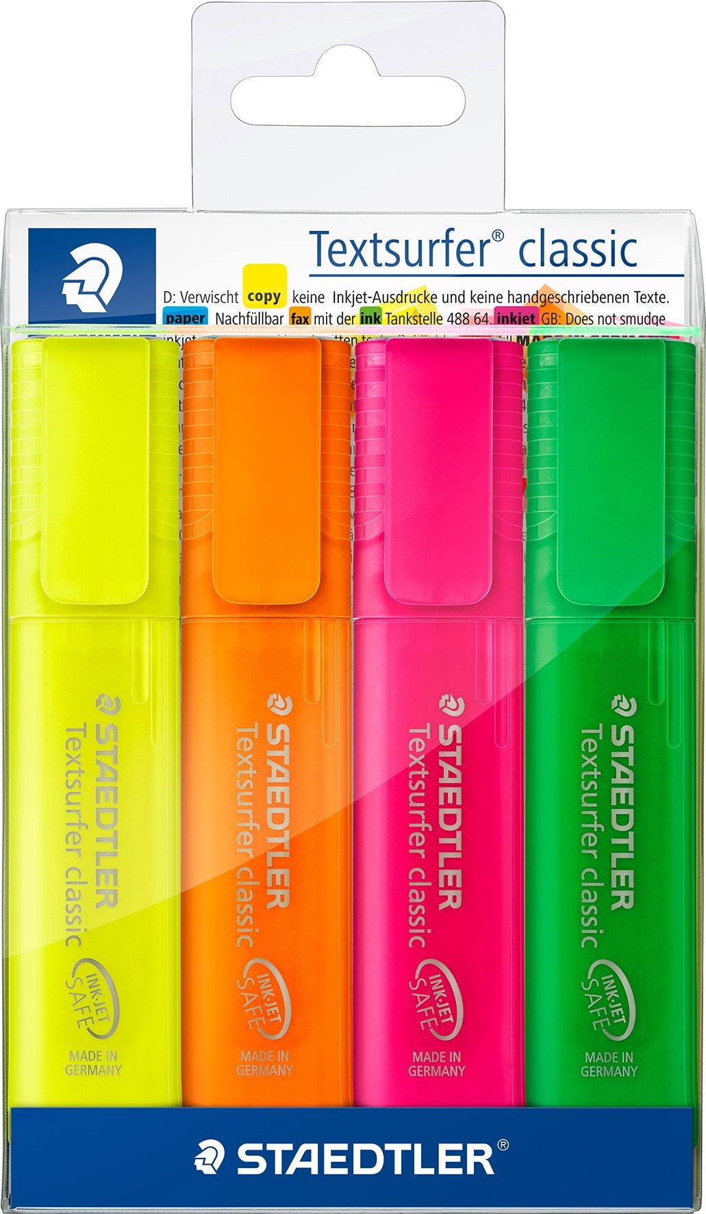 [2210760] Överstrykningspenna Staedtler 364 neon 4/fp