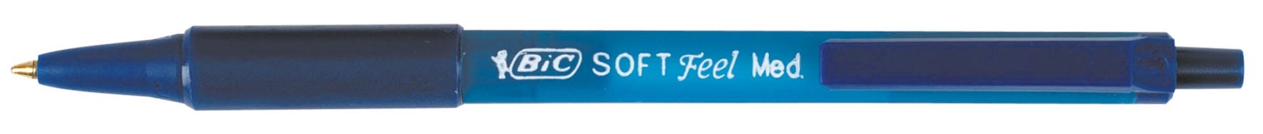 [2213291] Kulspetspenna Bic Soft Feel blå