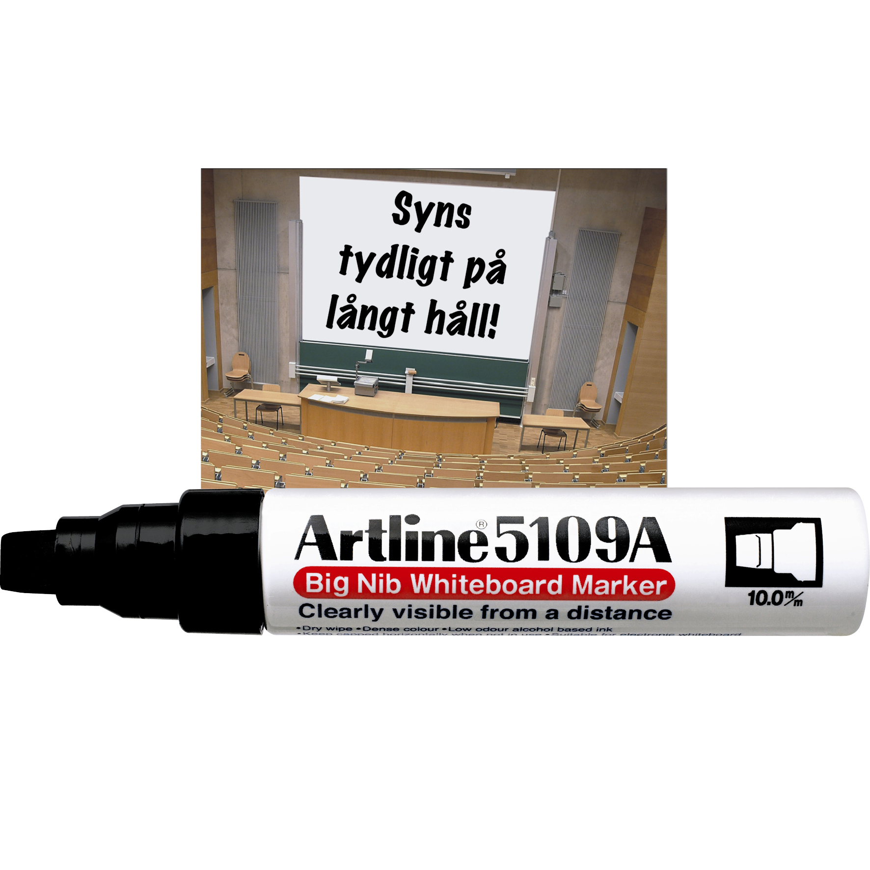 [2409684] WB-penna Artline BigNib svart