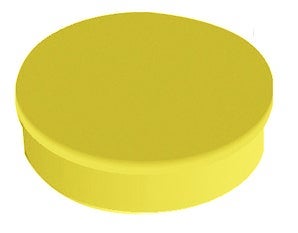 [2032341] Magnet rund  30 mm gul 10 st/fp