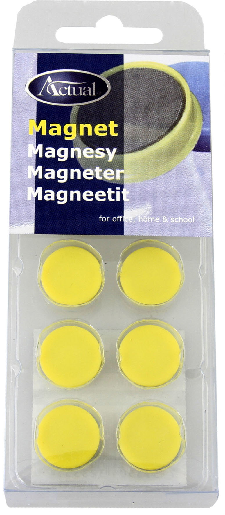 [8551835] Magnet rund 16mm gul 10/fp
