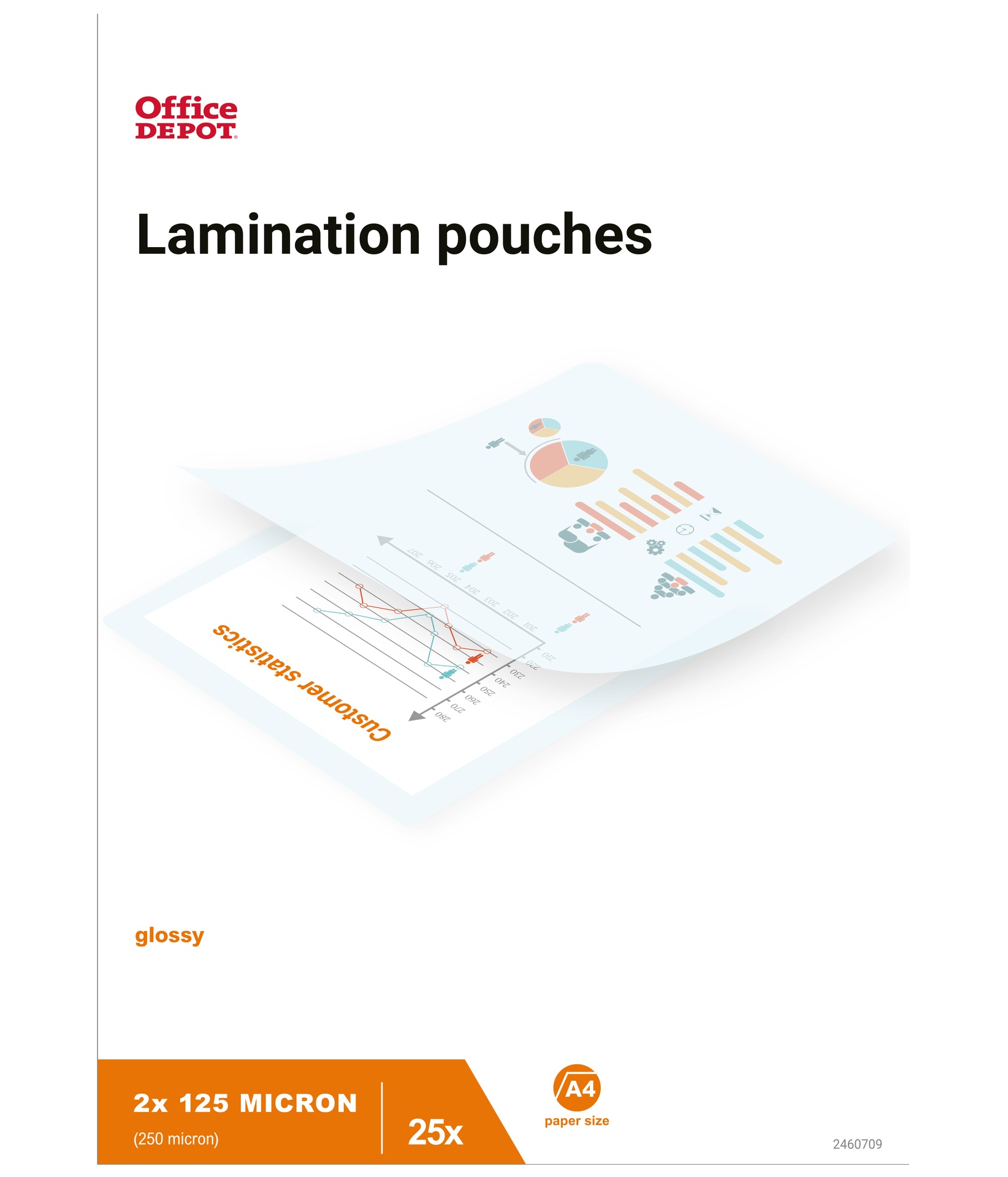 [2460709] Laminat A4       125mic  25/fp