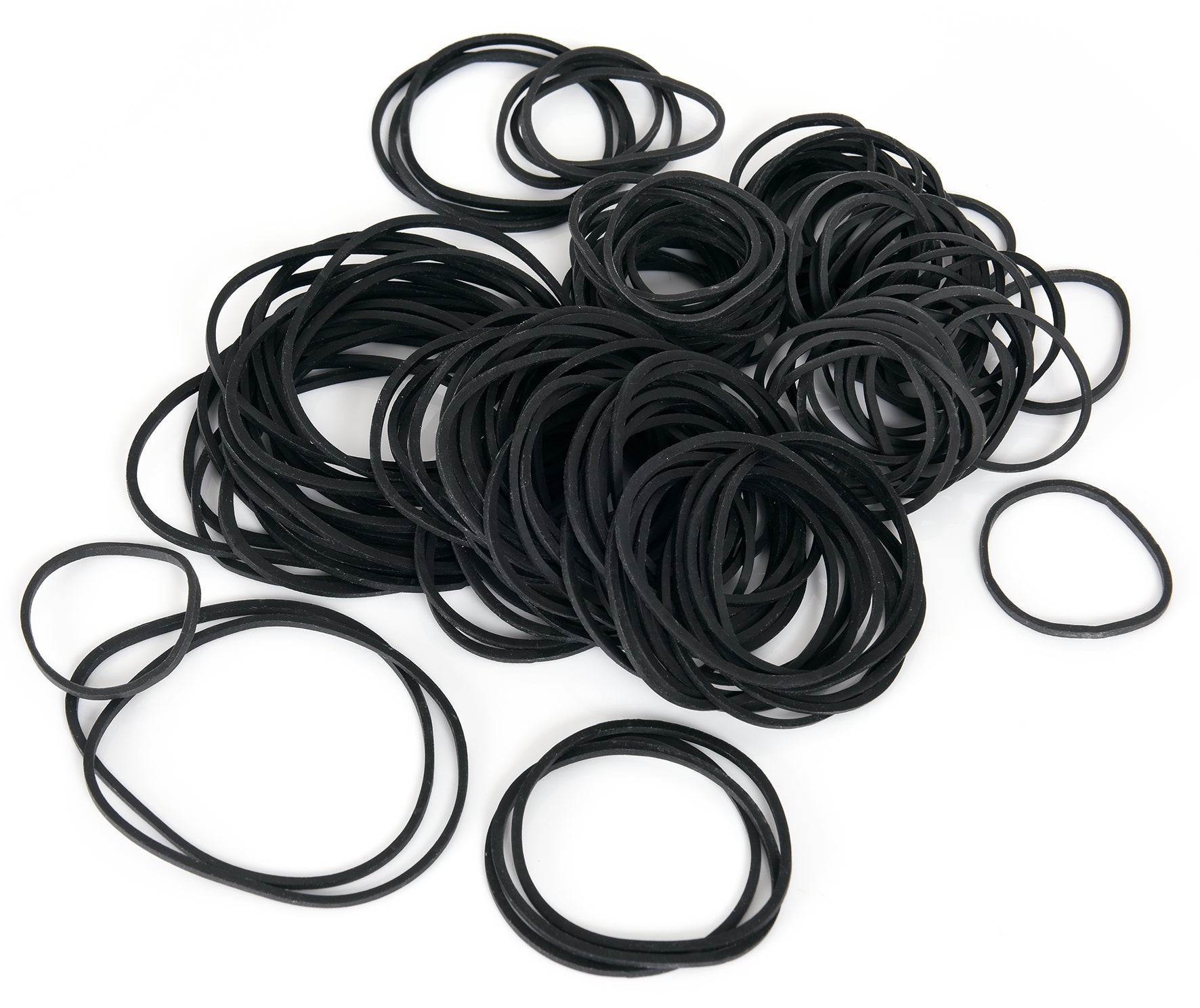 [2340570] Gummiband sorterade storlekar svart