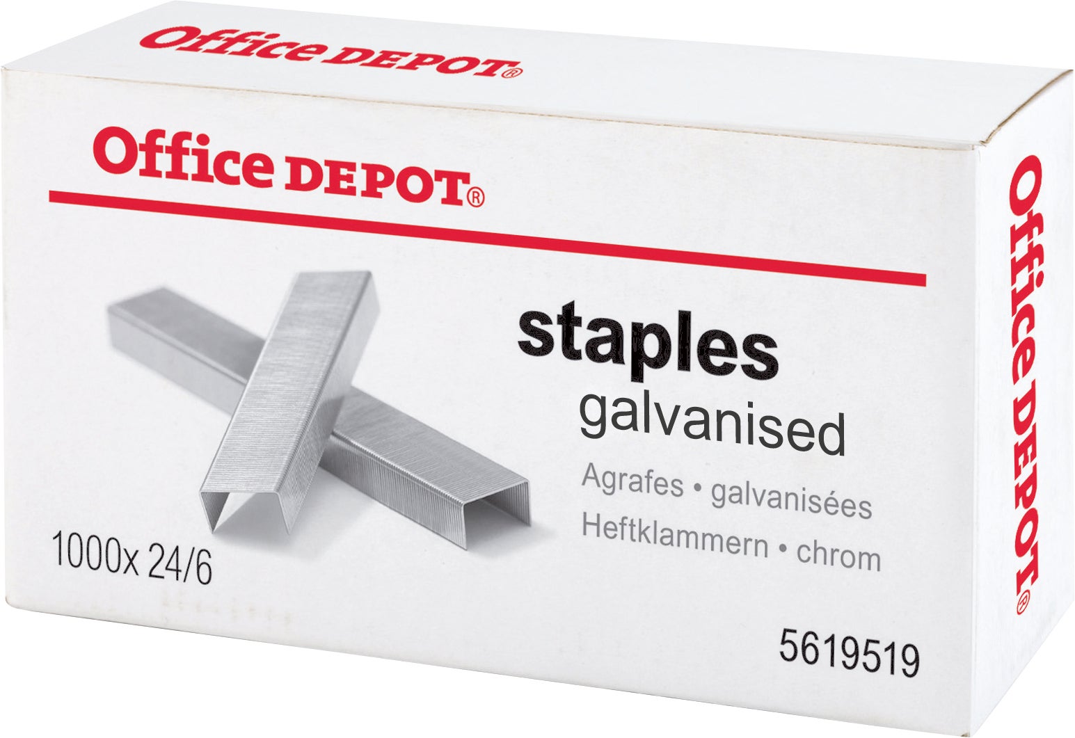 [2325012] Häftklammer Office 24/6 1000 st/fp