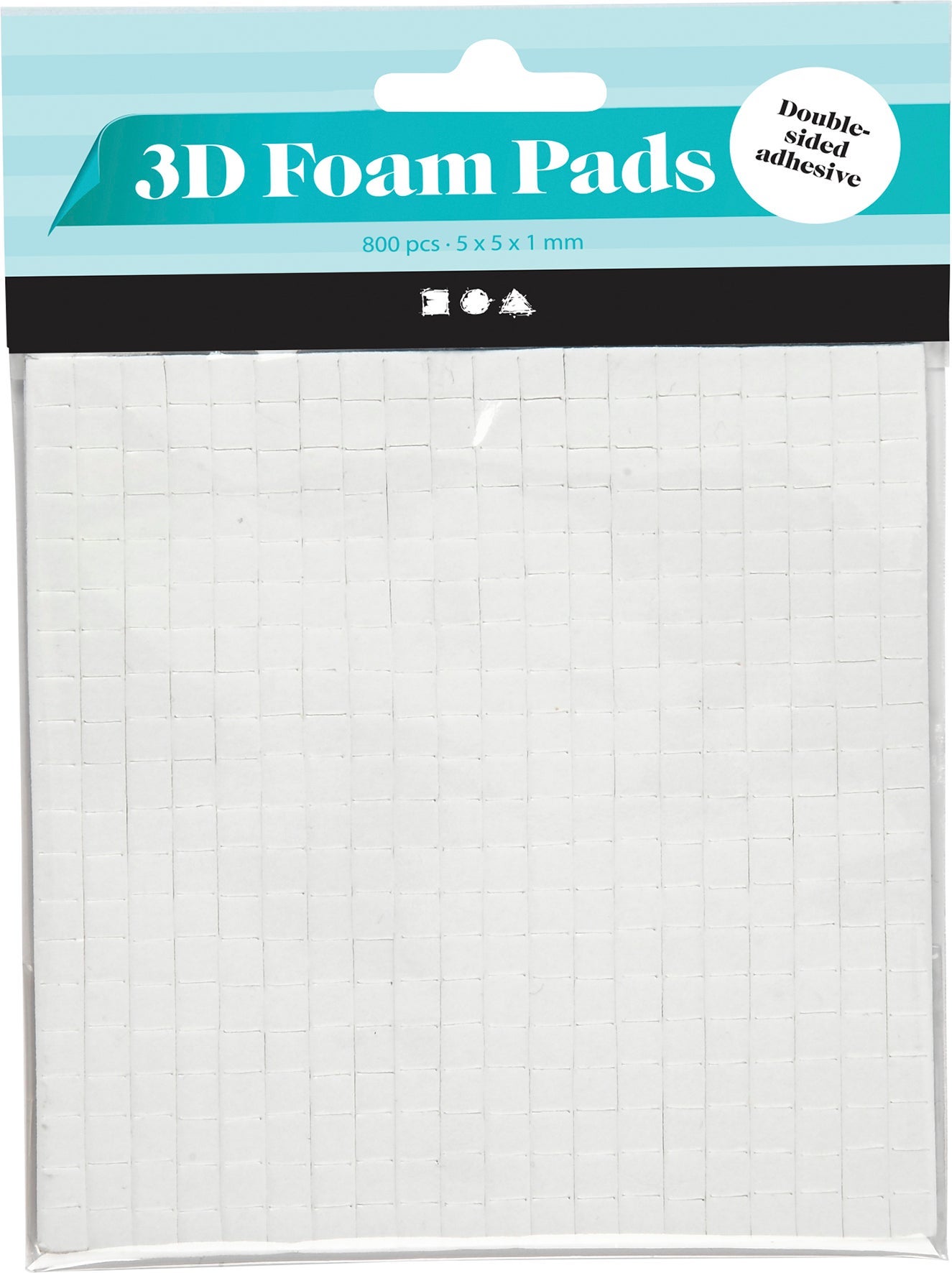 [8300970] Fästkuddar 3D 5x5mm 800/fp