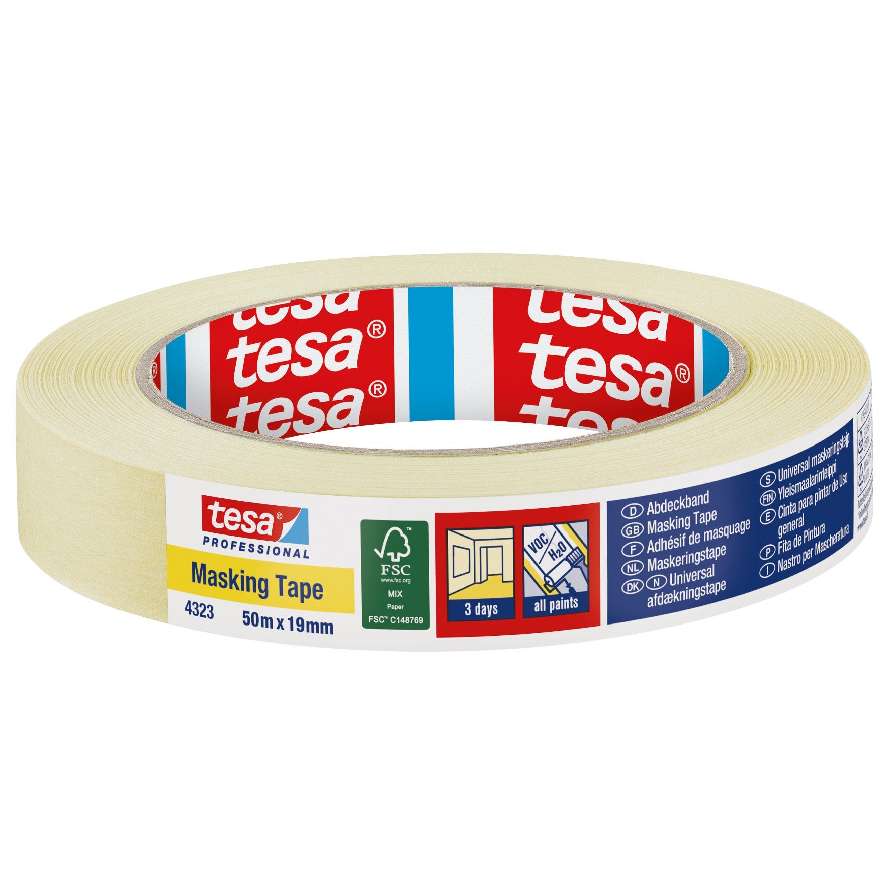[2347713] Maskeringstejp Tesa 50mx19mm