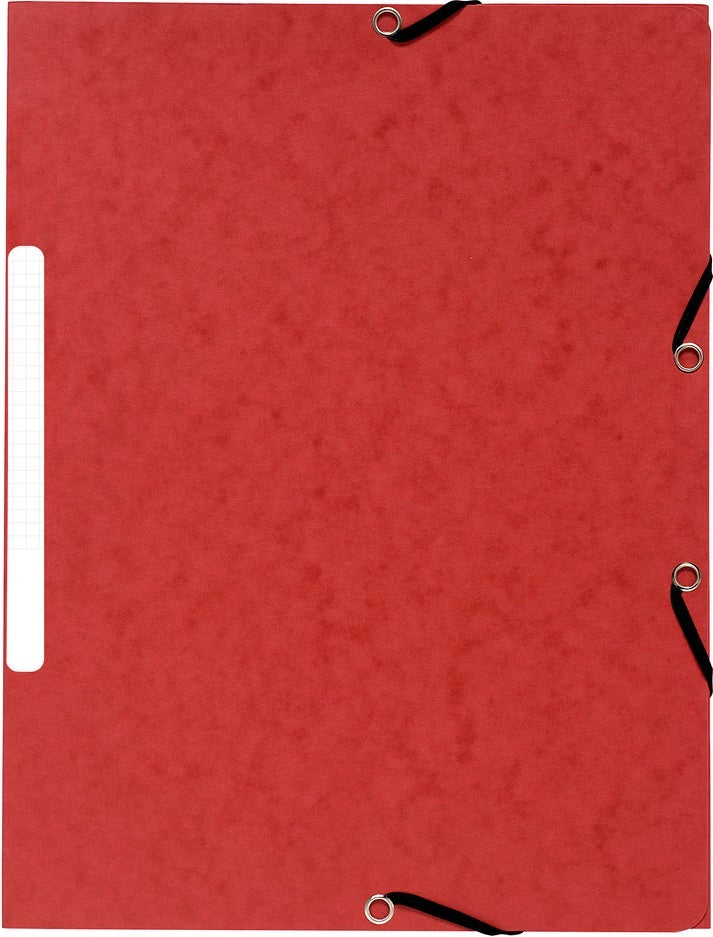 [2669872] Snoddmapp A4 3-klaff röd