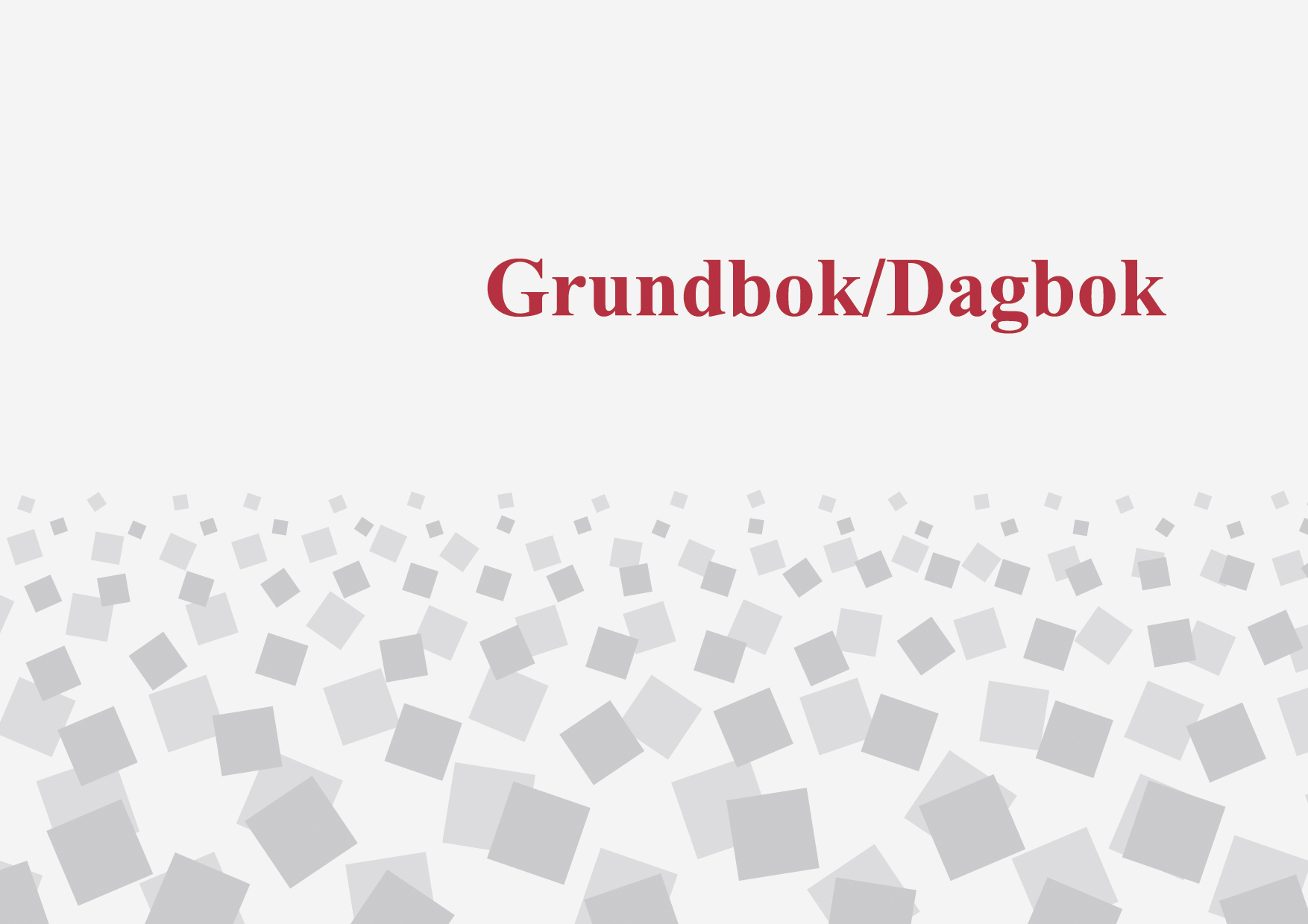 [2100540] Grundbok Dagbok A4L