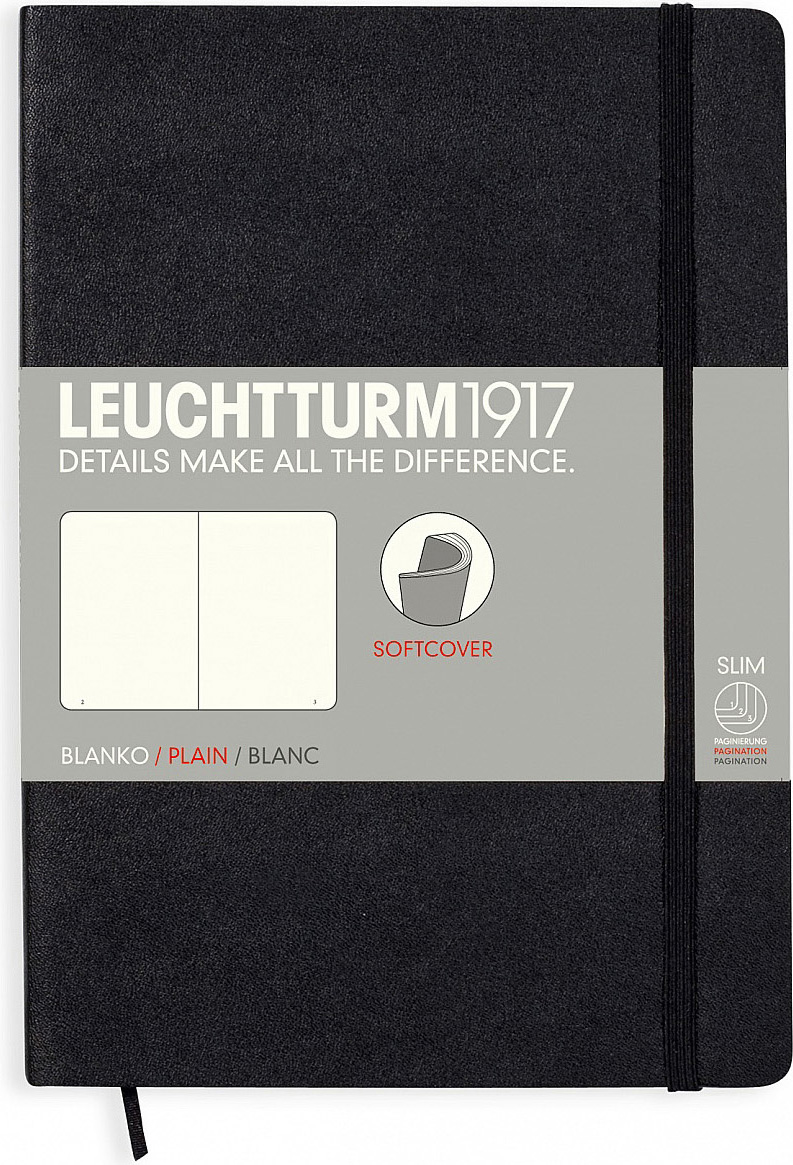 [2634925] Anteckningsbok A5 soft bla sva