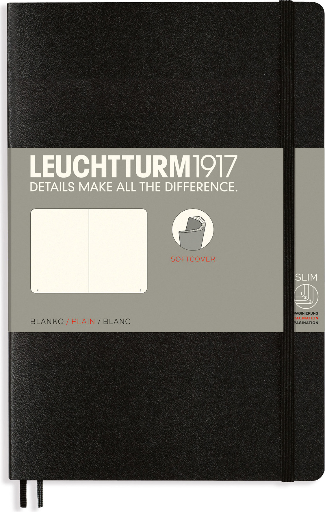 [2634953] Anteckningsbok B6 soft bla sva