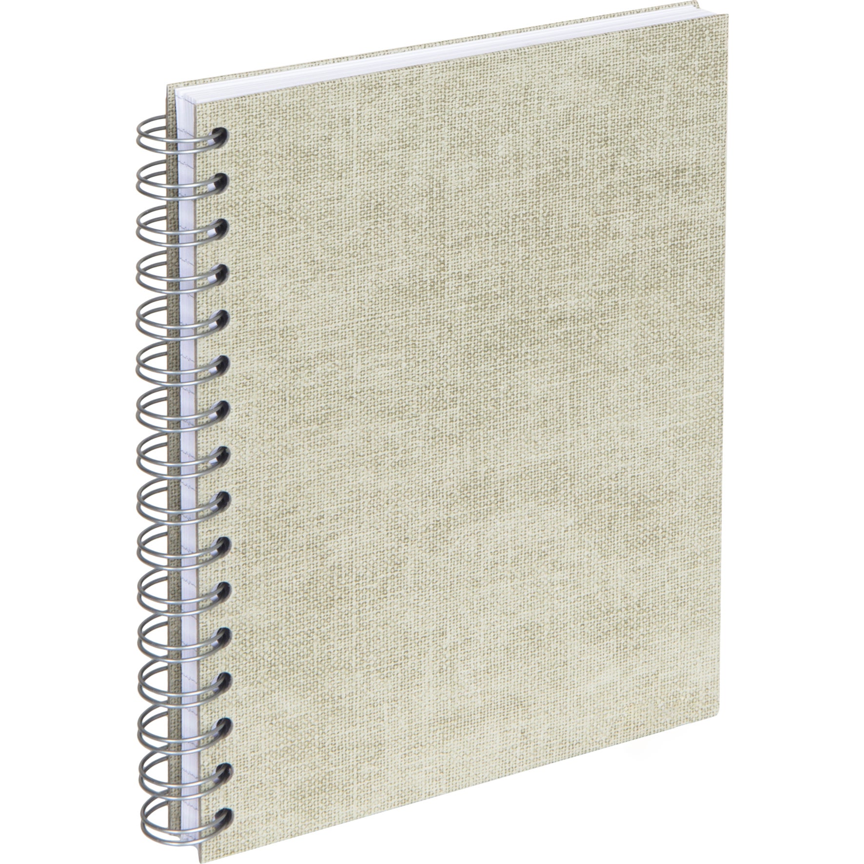 [2633199] Anteckningsbok Bigso A5 linjerad canvas linen
