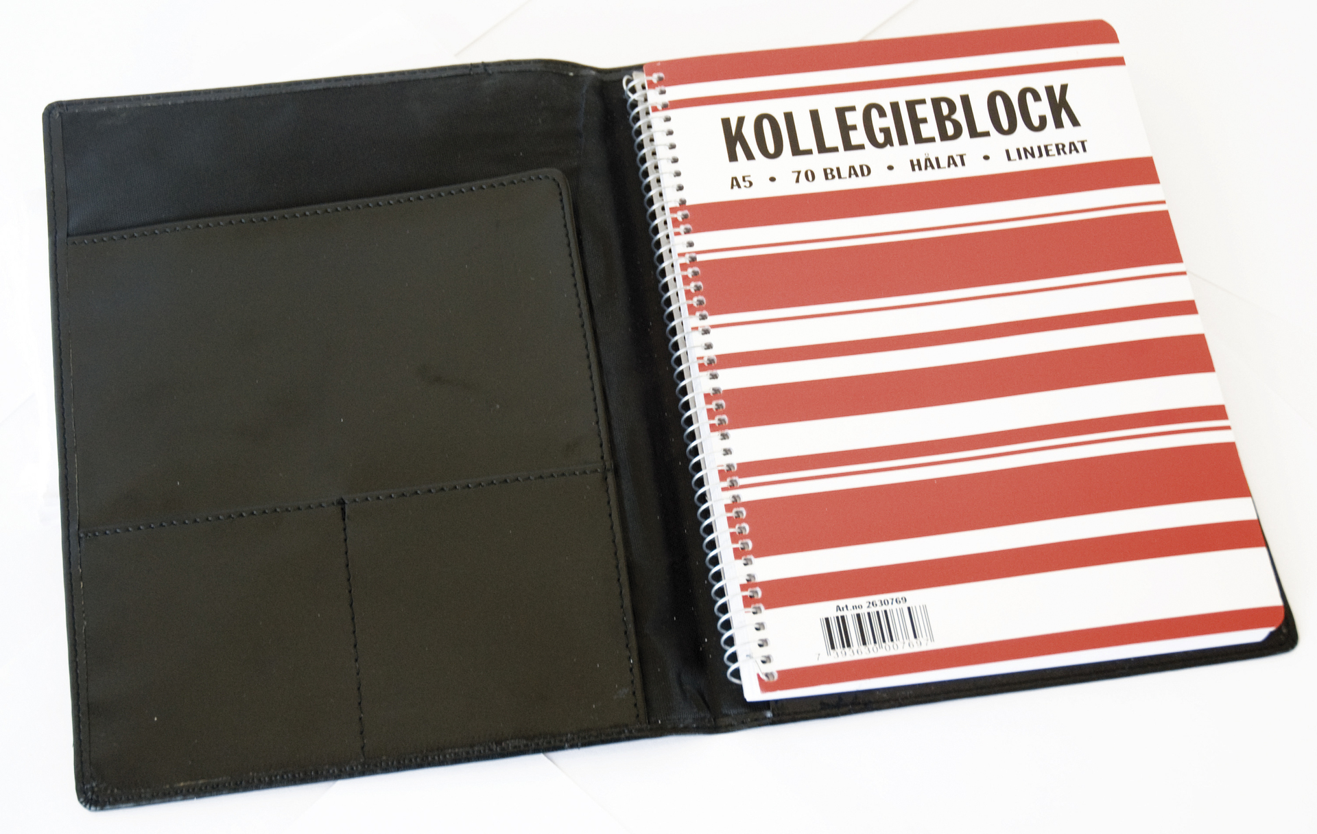 [2367664] Blockomslag A4 konstläder sva