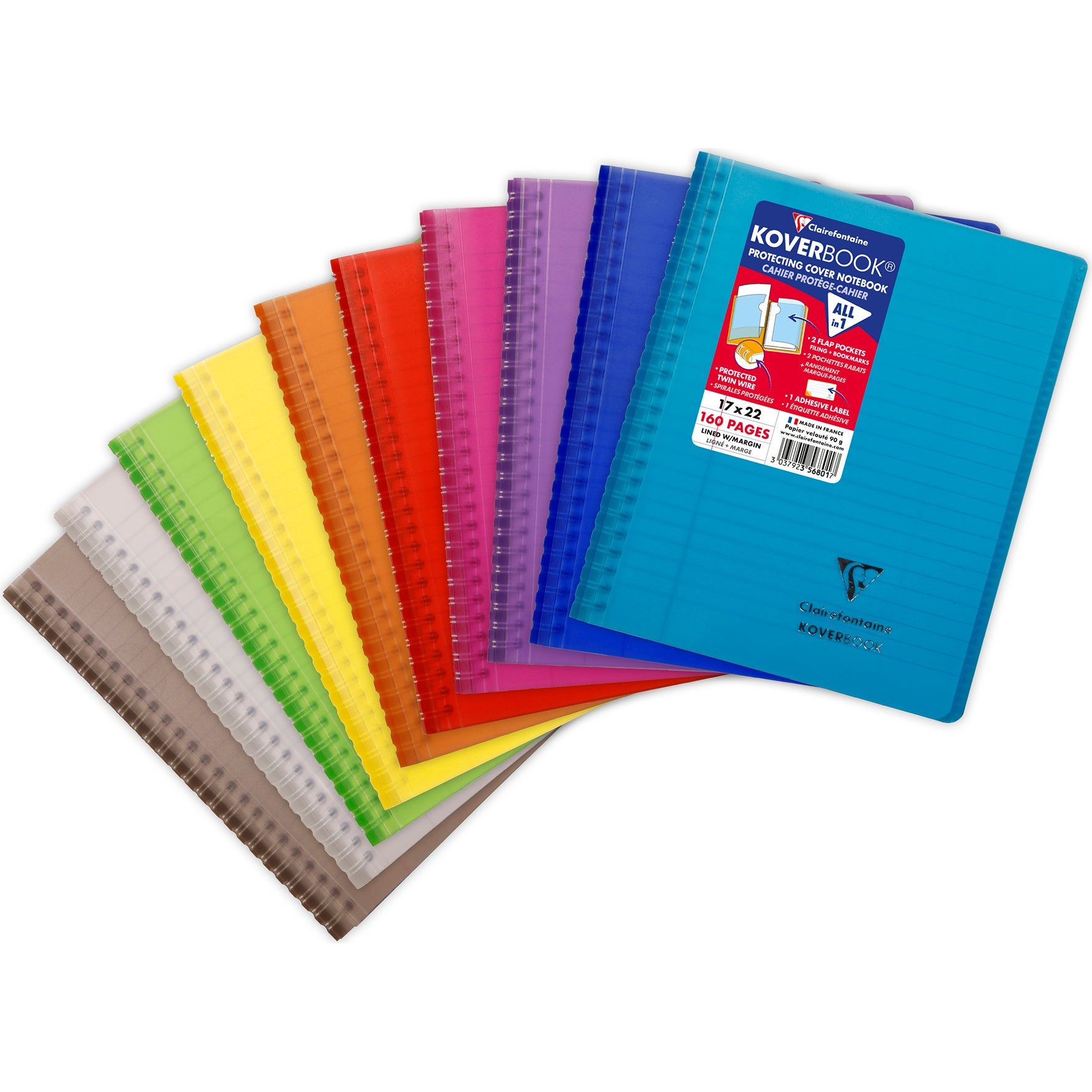 [2634645] Kollegieblock Koverbook 17x22cm