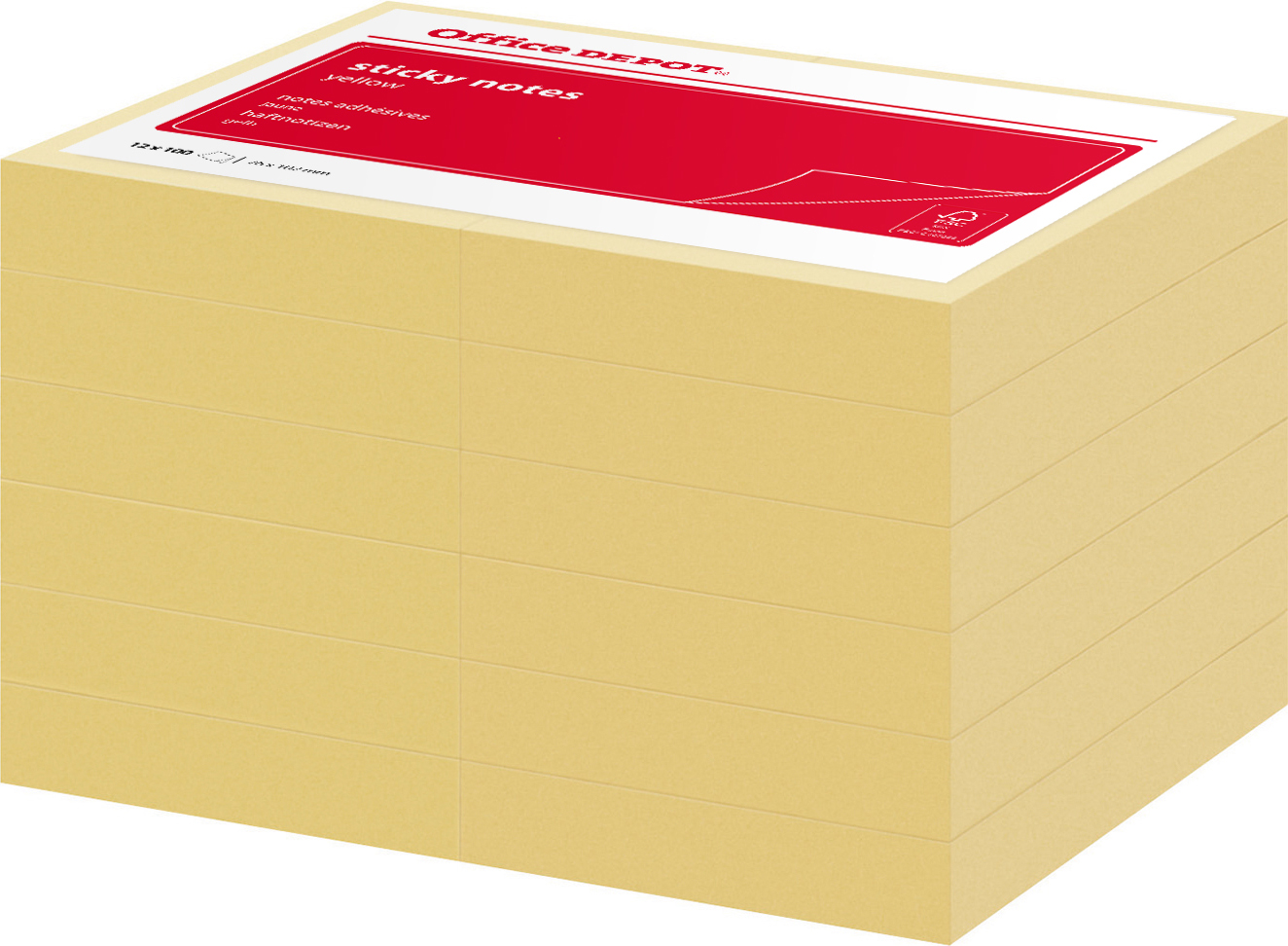 [2631193] Notis Office Depot 76x102 gul