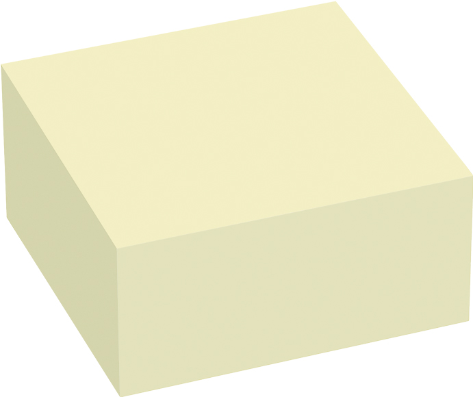 [2631945] Notiskub Mini 50x50mm gul