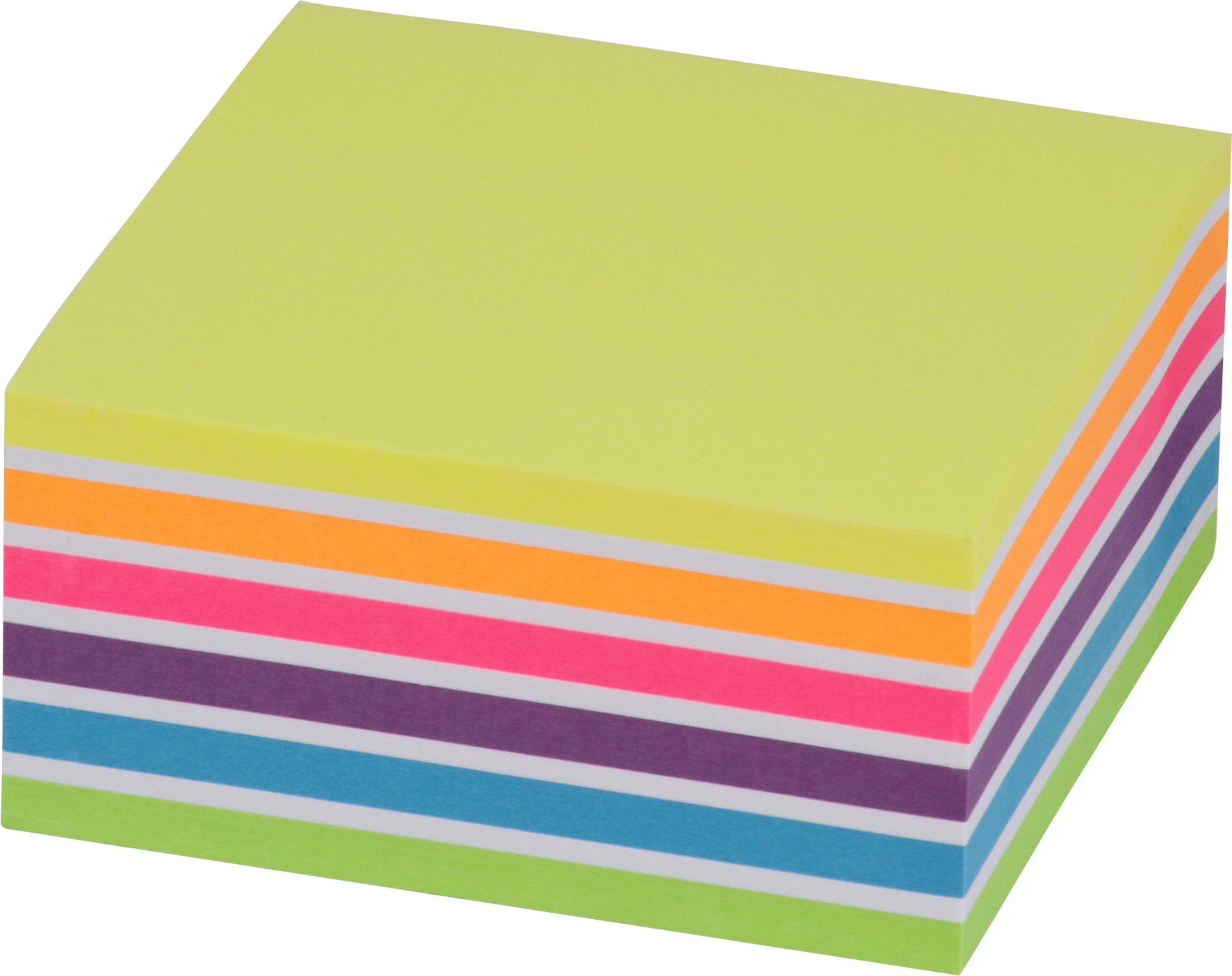 [2631235] Notiskub Office 76x76 7färger