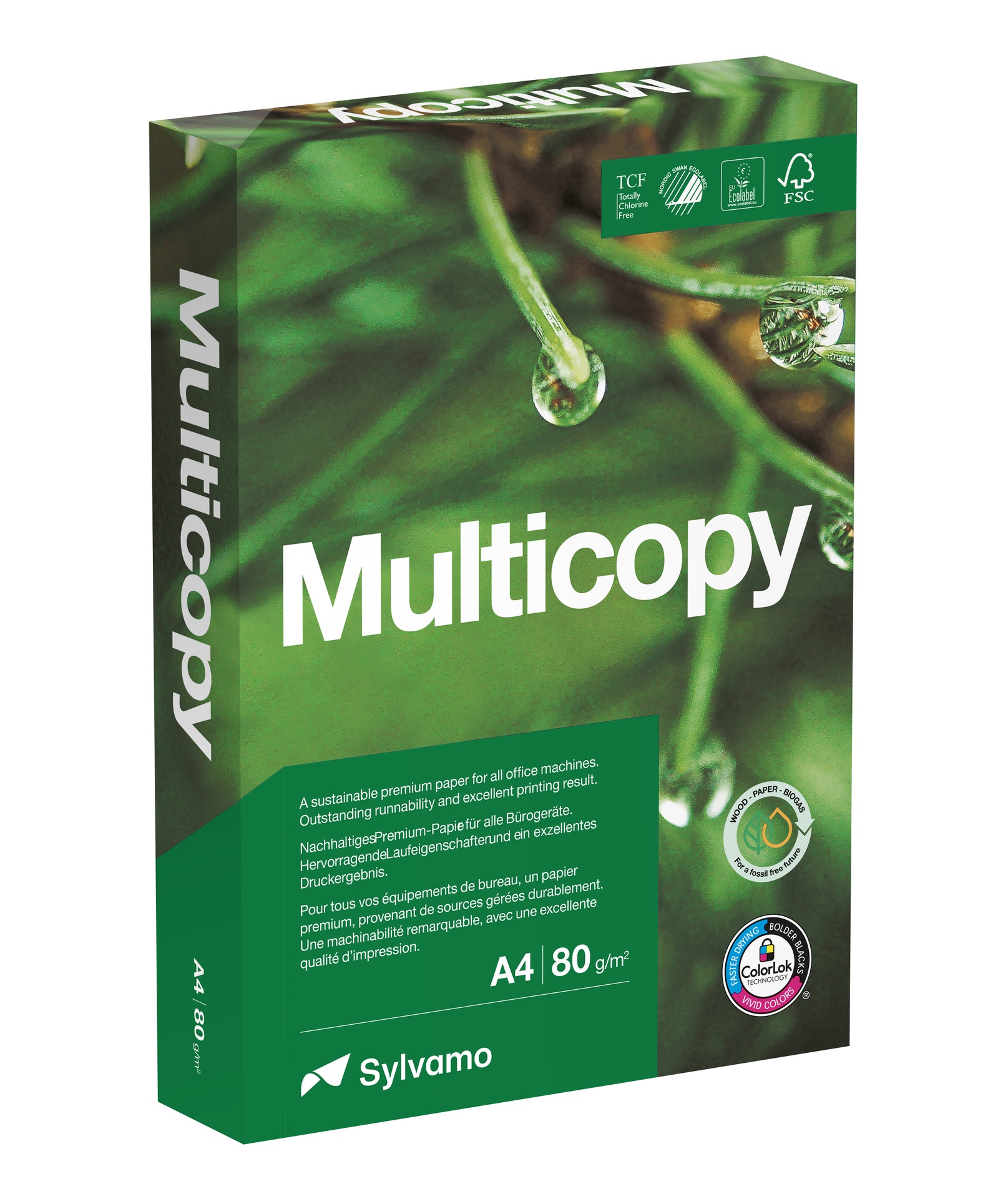 [1157068] Kopieringspapper Multicopy A4 hålat 80g 500/p